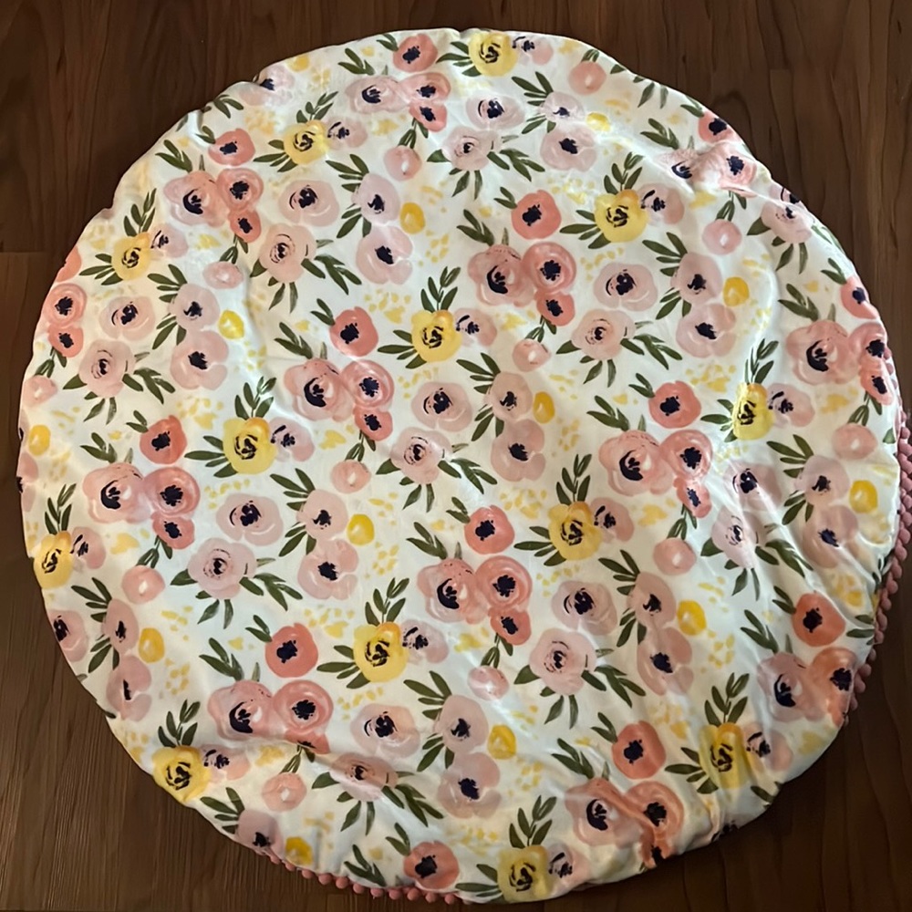 Baby round activity playmat